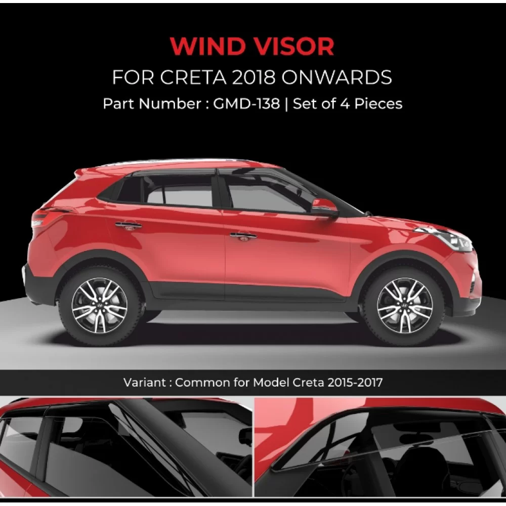 Door deals visor creta